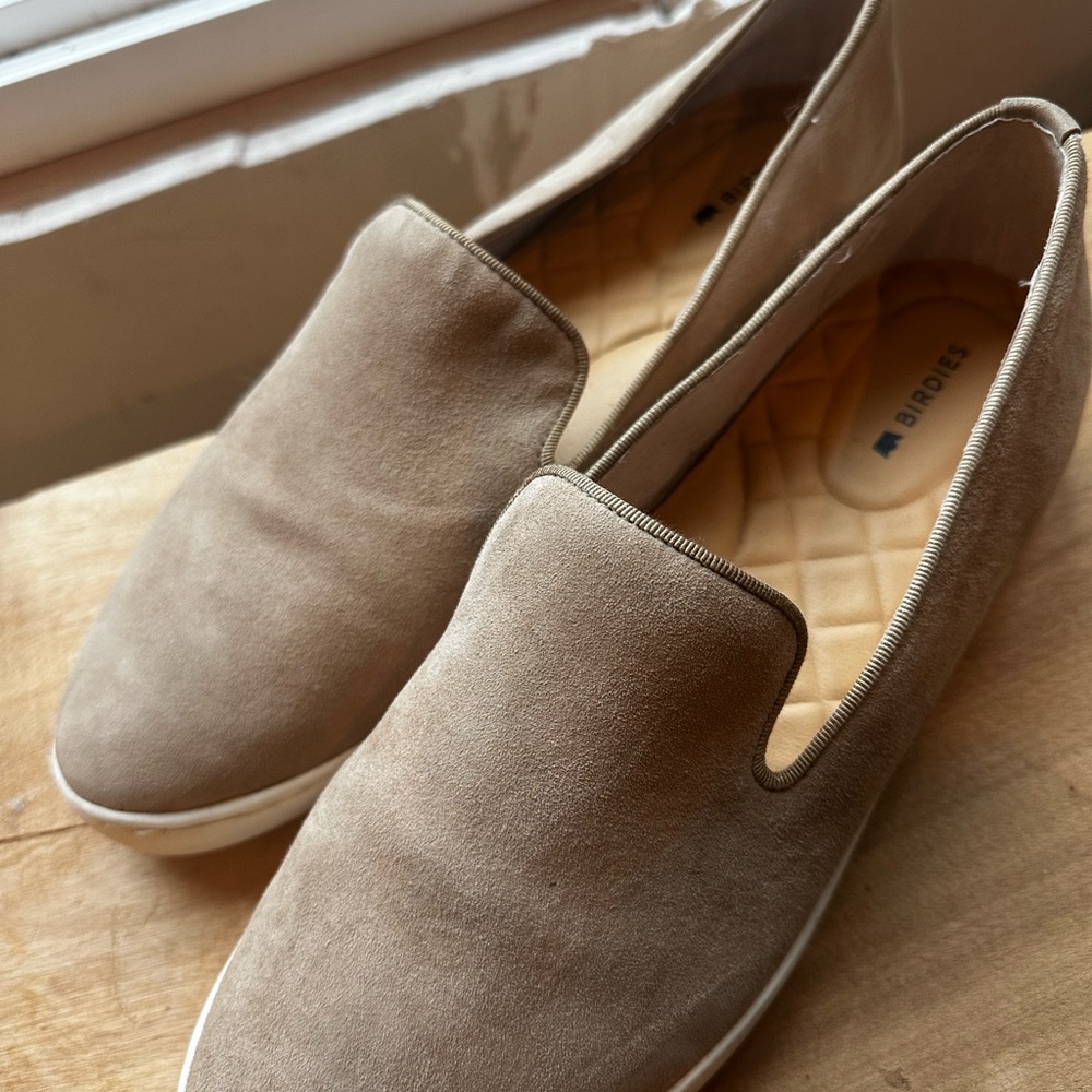Birdies Tan Slip-On Shoes